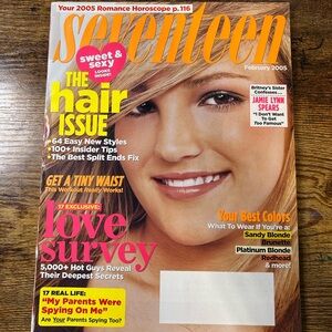 Seventeen magazine February 2005 Jamie Lynn Spears